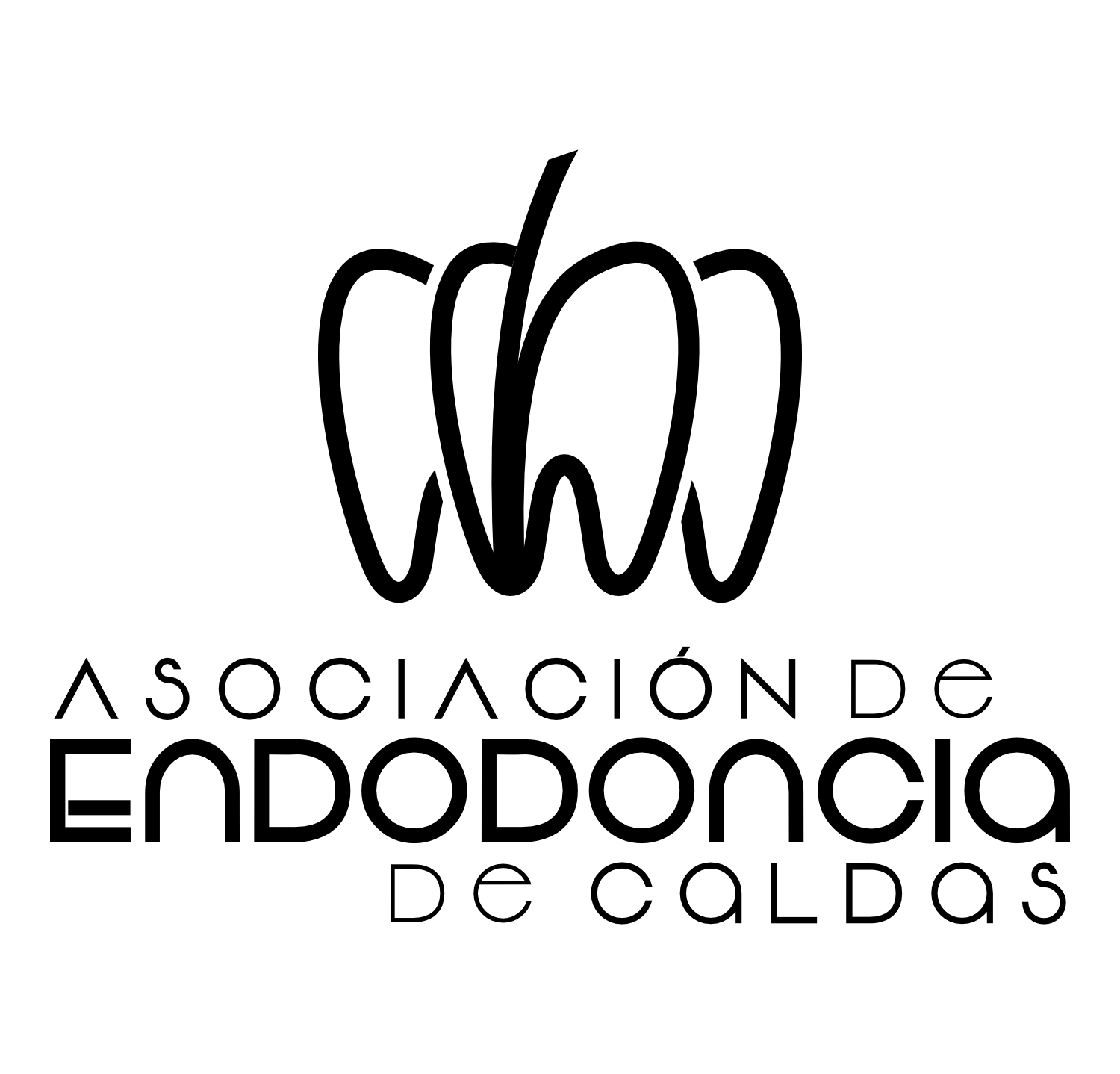Logo AsoEndoCaldas (ver-03) Neg-SinBg